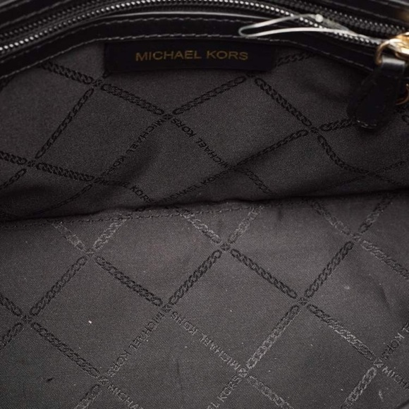 Michael Kors Black/Brown Signature Coated Canvas and Leather Small Maeve Tote - Picture 7 of 16